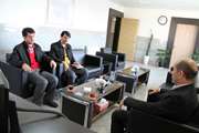 جلسه سرپرست شبکه دامپزشکی سنندج، سرپرست نظام دامپزشکی استان با مدیرکل امور مالیاتی کردستان