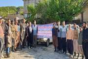 برگزاری اردوی جهادی شبکه دامپزشکی شهرستان بانه در روستای سورین