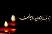 تسلیت به همکار گرامی، جناب آقای دکتر سبحان زمانی