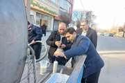 بازدید و کنترل آزمایشگاهی شیرخام مراکز لبنیاتی در شهرستان  مریوان  