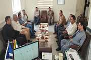 حضور مدیر، معاون و کارشناسان جهاد کشاورزی بانه در شبکه دامپزشکی و تبریک به سرپرست جدید این مجموعه