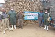 برگزاری اردوی جهادی به مناسبت هفته بسیج سازندگی در روستای قطوند